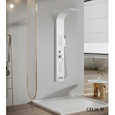 Душевая панель CELIA W, цвет белый, размер 1500 х 220 мм Ceruttispa CT10402
