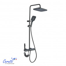 DECIO система душевая, верхний и ручной душ ABS, шланг PVC Ceruttispa