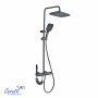 DECIO система душевая, верхний и ручной душ ABS, шланг PVC Ceruttispa