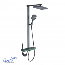 MAURO система душевая, верхний и ручной душ ABS, шланг PVC Ceruttispa
