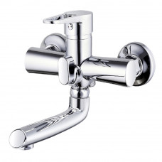 NUD3-A045 Смеситель для ванны с литым поворотным изливом D35 встр. перекл. G-LAUF