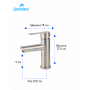 SD3460 Смеситель для умывальника, нерж.сталь