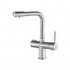 VF.70088-5 Смеситель для кухни с подключением фильтра, латунь Valfex Boreas Steel