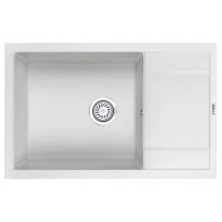 7805, АРКТИК (БЕЛЫЙ), кухонная мойка, кварц