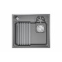 5708R, АЛЮМИНИУМ, кухонная мойка, кварц Granula, Kitchen Space Rinzer, 58х52 см