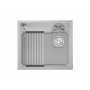 5708R, АРКТИК (Белый) кухонная мойка, кварц Granula, Kitchen Space Rinzer, 58х52 см