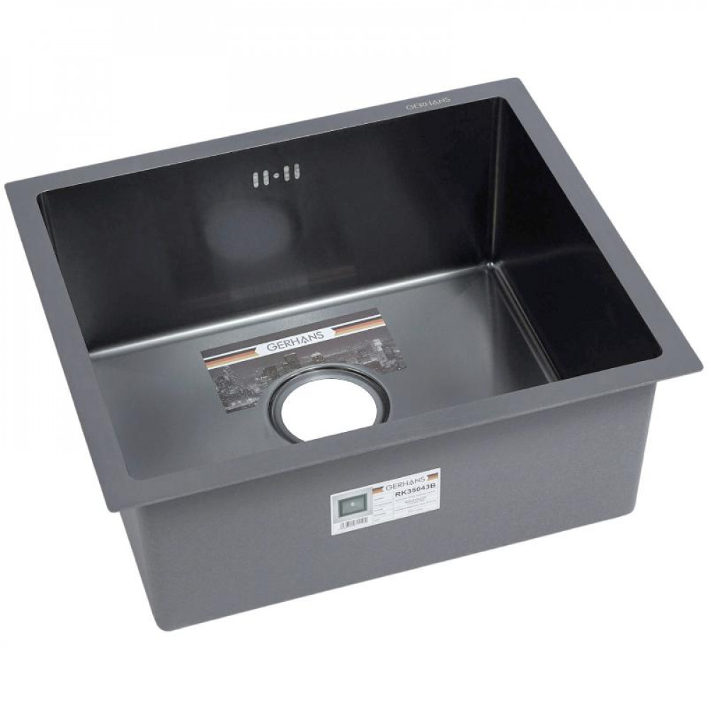 K35043B Кухонная мойка GERHANS графит K35043B Кухонная мойка GERHANS графит
