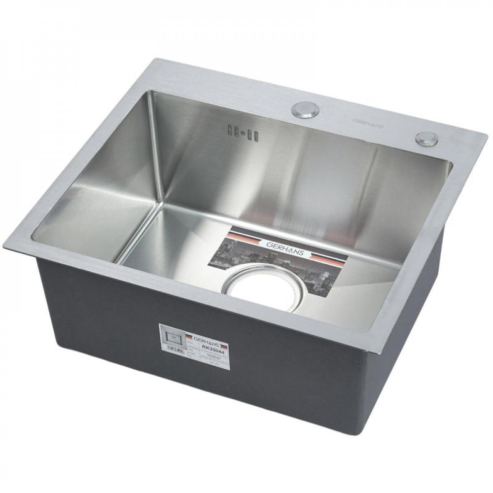 K35044 Кухонная мойка из нержавеющей стали Gerhans (500х440 мм) сатин K35044 Кухонная мойка из нержавеющей стали Gerhans (500х440 мм) сатин