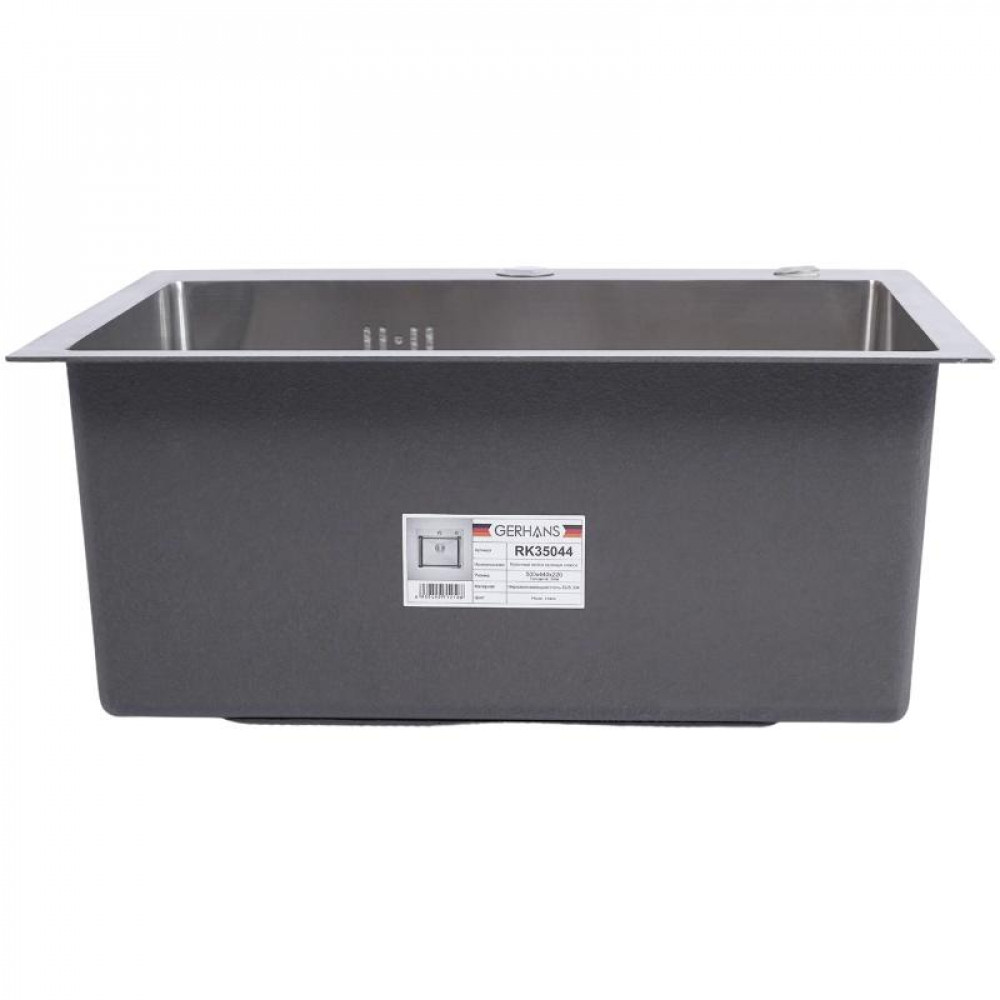 K35044 Кухонная мойка из нержавеющей стали Gerhans (500х440 мм) сатин K35044 Кухонная мойка из нержавеющей стали Gerhans (500х440 мм) сатин