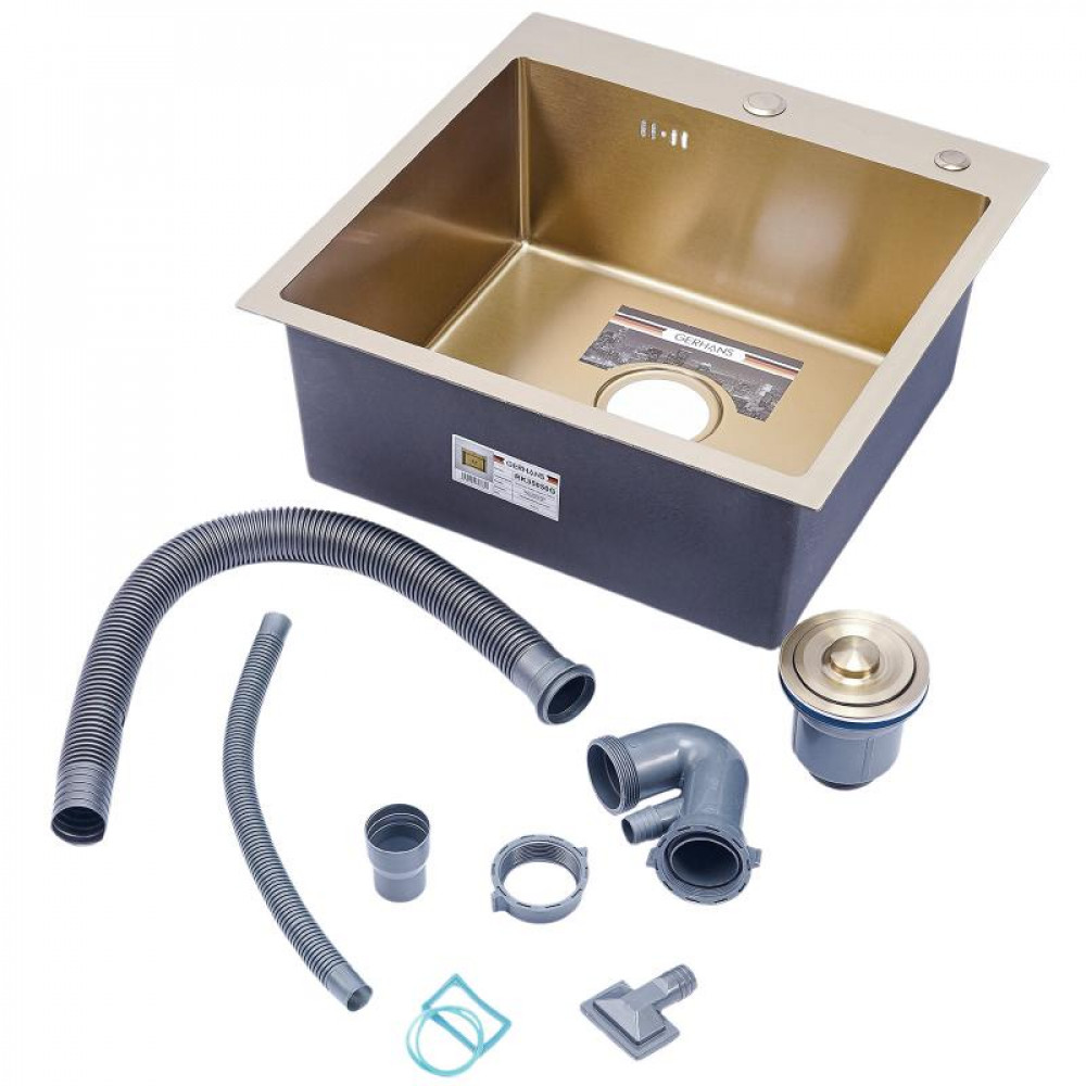 K35050G Кухонная мойка GERHANS золото K35050G Кухонная мойка GERHANS золото