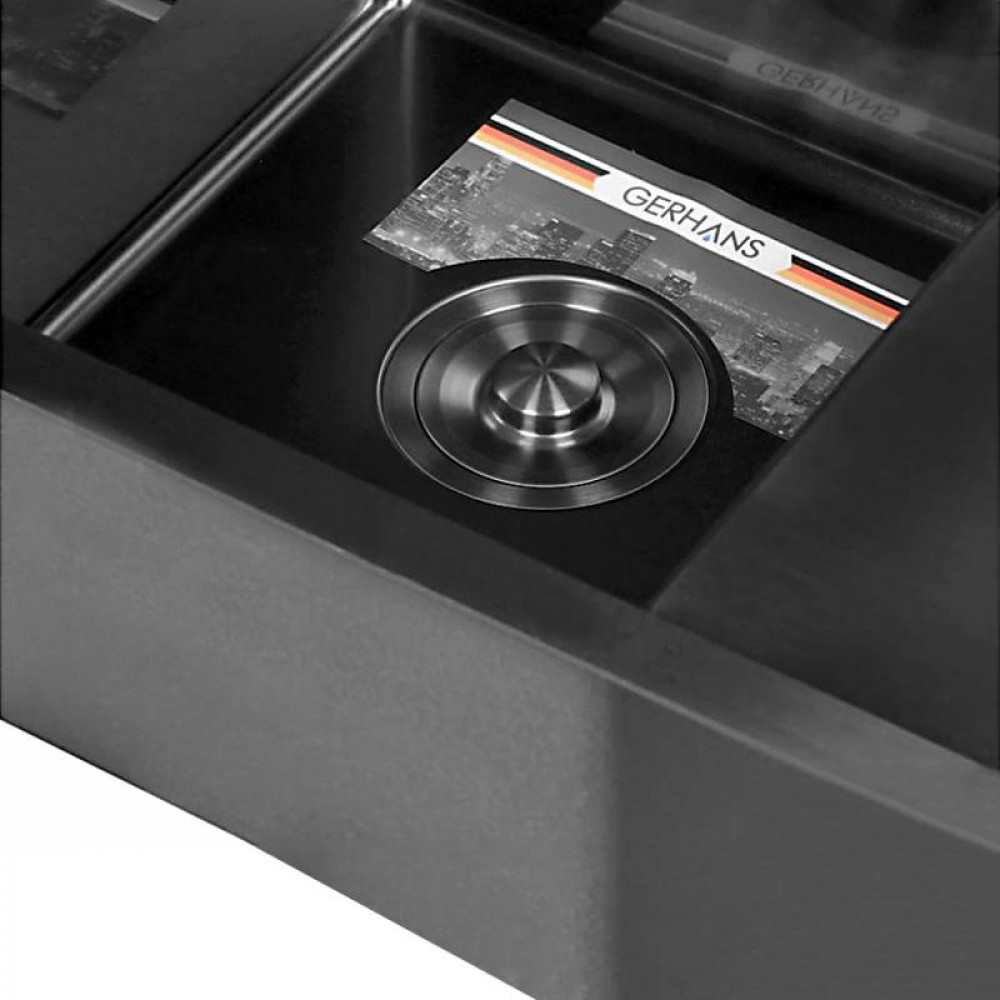 K35848B-L Кухонная мойка GERHANS графит K35848B-L Кухонная мойка GERHANS графит