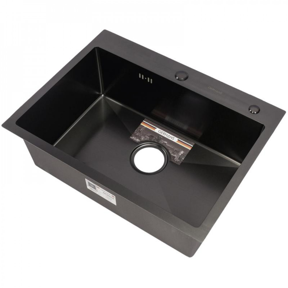 K36045В Кухонная мойка из нержавеющей стали Gerhans (600х450 мм) K36045В Кухонная мойка из нержавеющей стали Gerhans (600х450 мм)