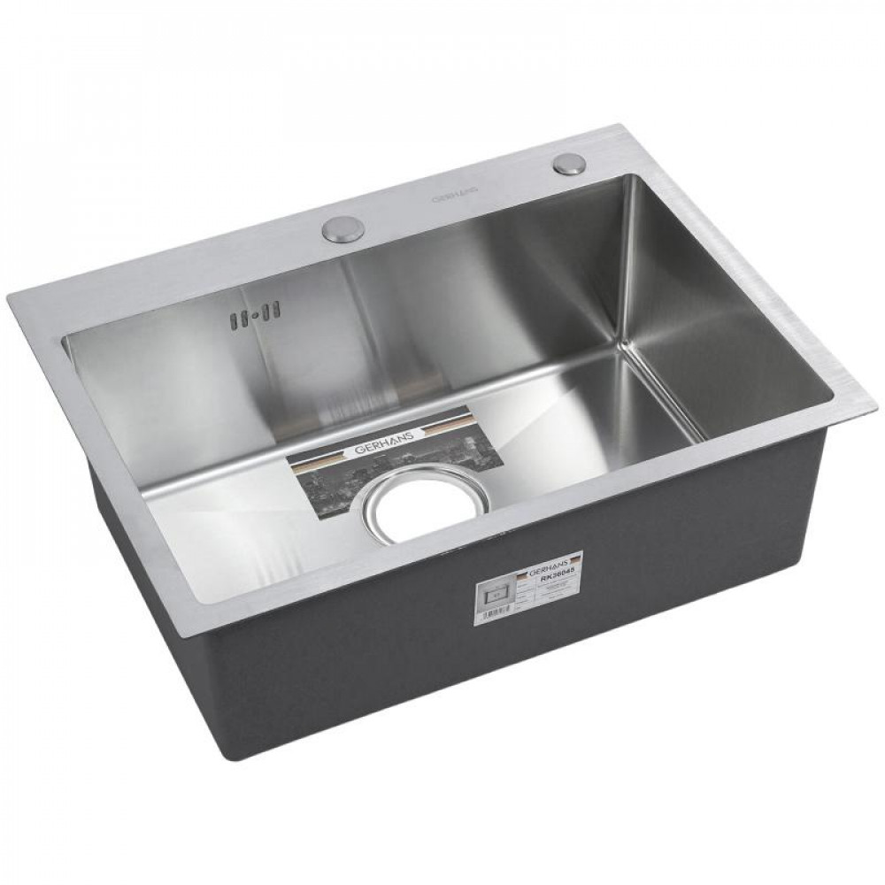 K36045 Кухонная мойка из нержавеющей стали Gerhans (600х450 мм) K36045 Кухонная мойка из нержавеющей стали Gerhans (600х450 мм)