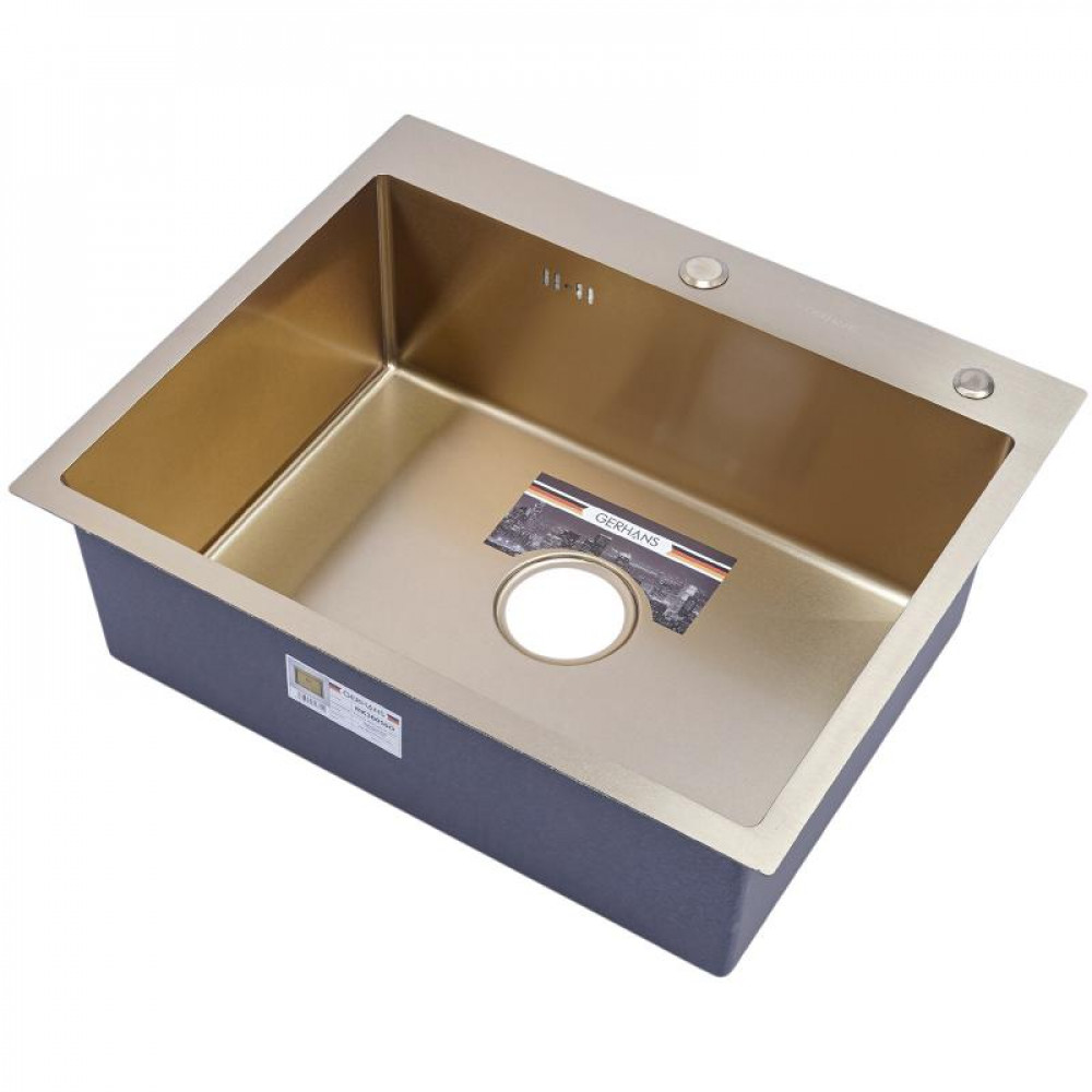 K36050G Кухонная мойка GERHANS золото K36050G Кухонная мойка GERHANS золото