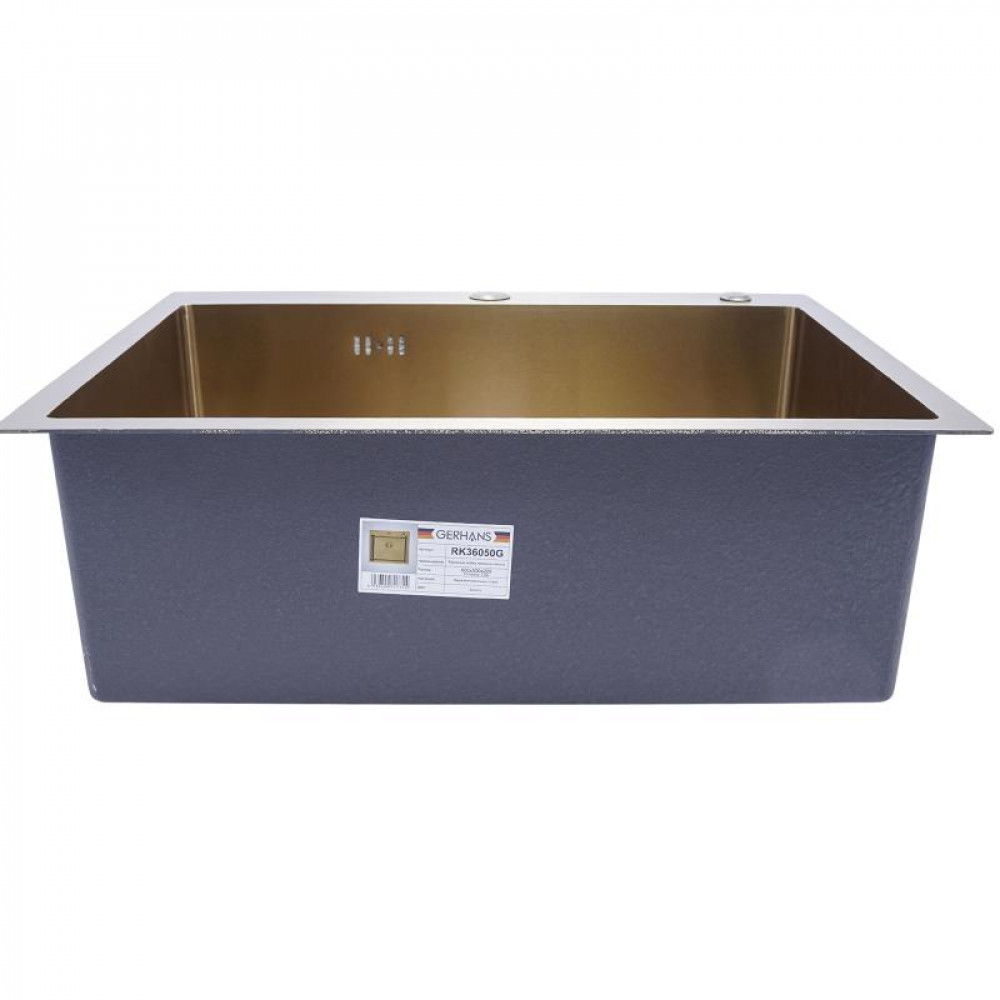 K36050G Кухонная мойка GERHANS золото K36050G Кухонная мойка GERHANS золото