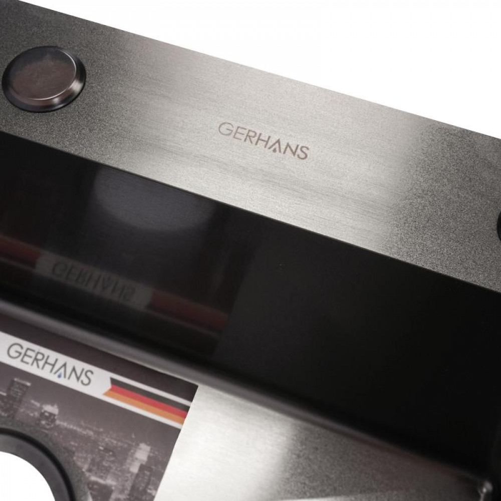 K35044В Кухонная мойка из нержавеющей стали Gerhans (500х440 мм) K35044В Кухонная мойка из нержавеющей стали Gerhans (500х440 мм)