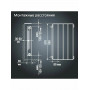 Радиатор Royal Thermo Infinity 500 8 секц. Bianco Traffico