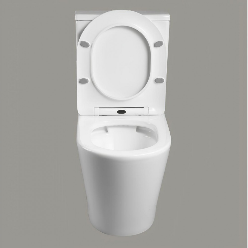 Комплект Cersanit CARINA XL CO DPL EO slim инсталляция VECTOR кнопка CORNER пластик хром, глянцевый