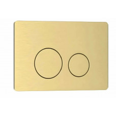 CR05MG кнопка сливного бачка из нержавеющей стали, цвет матовое золото, размер 245 х 165 мм																							