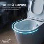 CT12035 ТАДДЕО (TADDEO) Tornado Унитаз напольный с бачком (650x360x790) узкий бортик Ceruttispa
