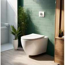 CT10572 ORLTER  Aria UF Унитаз подвесной (490*360*370) безободковый, сиденье дюропласт с микролифтом
