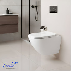 AMICI Aria Tornado CT11388 Унитаз подвесной (490*335*340), сиденье дюропласт Ceruttispa