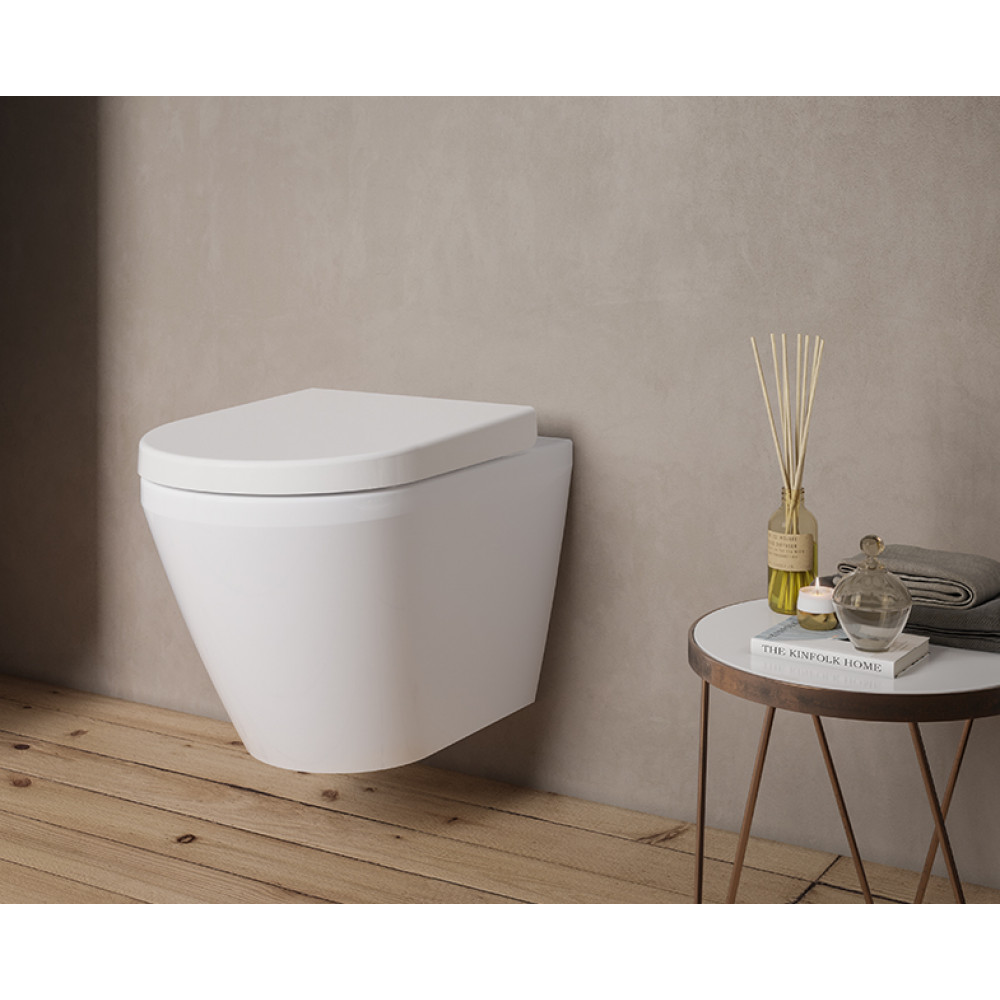 Унитаз Vitra Integra Round 7041B003-0075 подвесной, безободковый(без крышки)