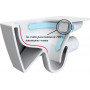 Унитаз Vitra Metropole Rim-Ex 7672B003-1687, подвес,безободк.с емкостью для чист.жидк.с функ.биде