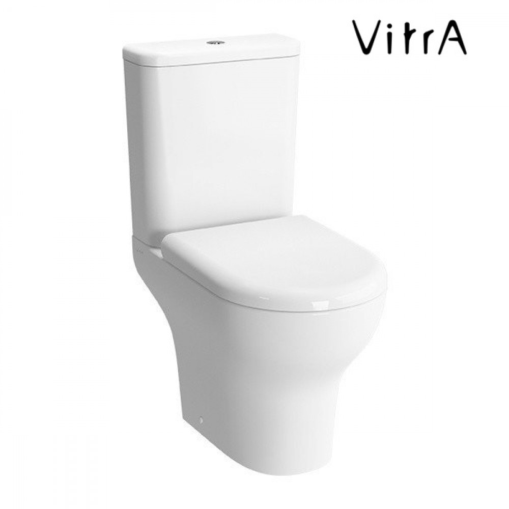 Унитаз-компакт Vitra Zentrum Rim-EX сиденье микролифт, слив 3/6л 9824B003-7207 