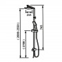 V25002 Душевая система к смесителю