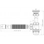 ВМ1015 Сифон АНИ Юнг 1 1/4*32 с гибкой трубой 32*32/40