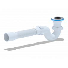 E115 Сифон для душ.поддона 1 1/2" с гибкой трубой 40х50