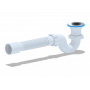 E115 Сифон для душ.поддона 1 1/2" с гибкой трубой 40х50