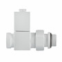 Набор дизайн-вентилей CUBE,прямой(БЕЛЫЙ) 1/2